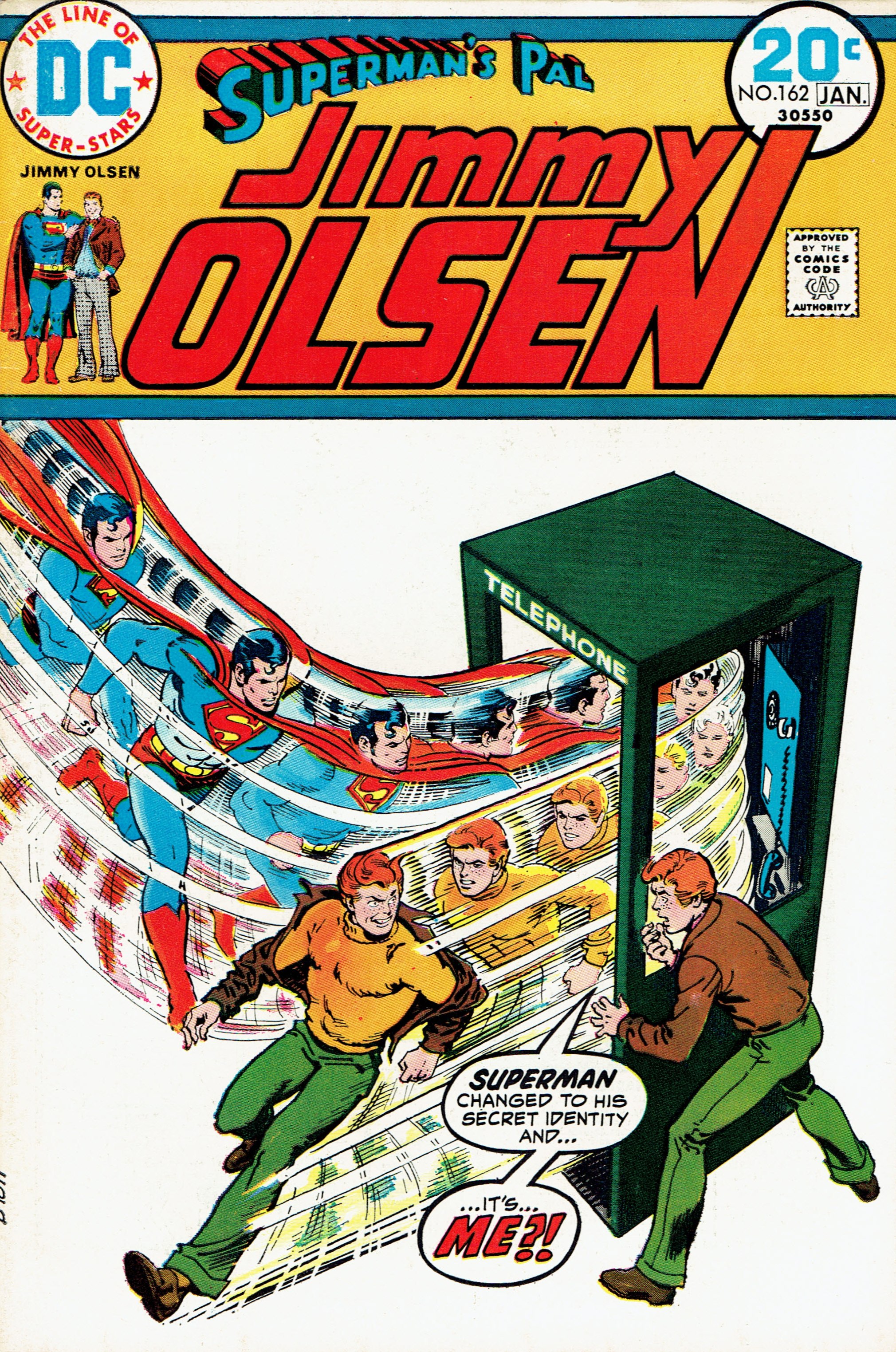 Superman's Pal, Jimmy Olsen #162 cover