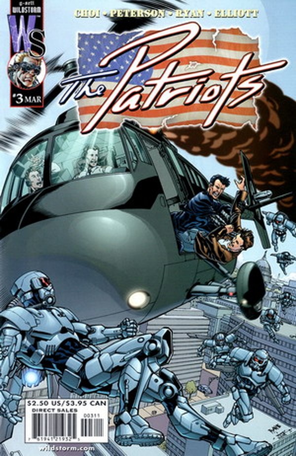 The Patriots #3 cover