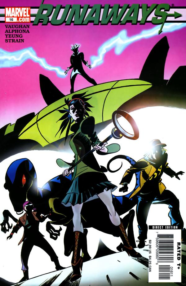 Runaways #16 cover