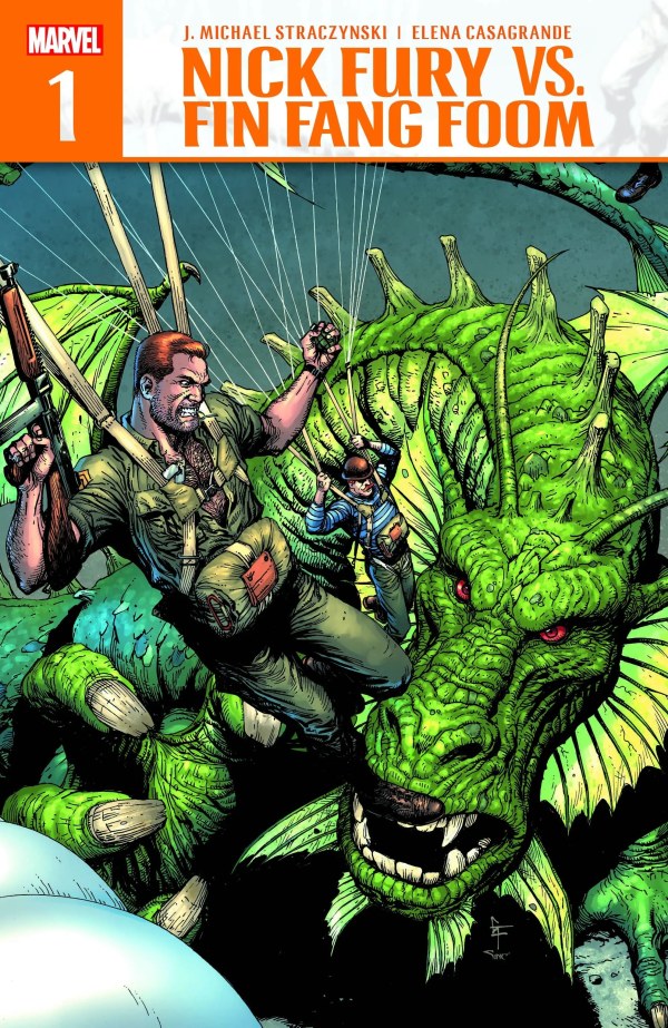 Nick Fury vs. Fin Fang Foom #1 cover