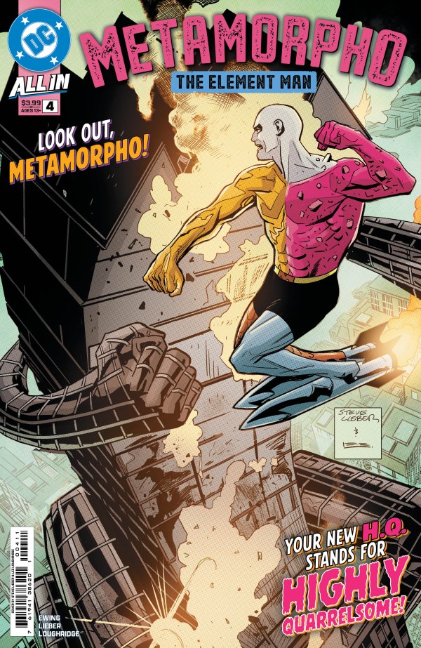 Metamorpho: The Element Man #4 cover