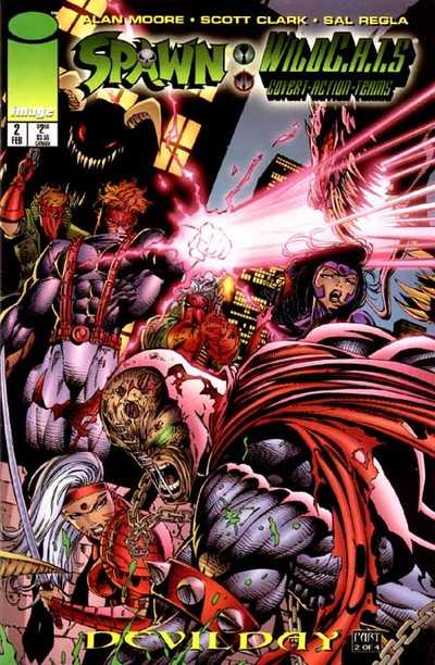 Spawn / WildC.A.T.s #2 cover