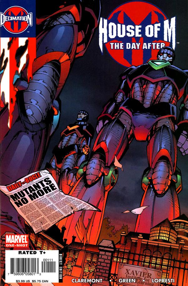 Decimation: House of M - The Day After #1 cover