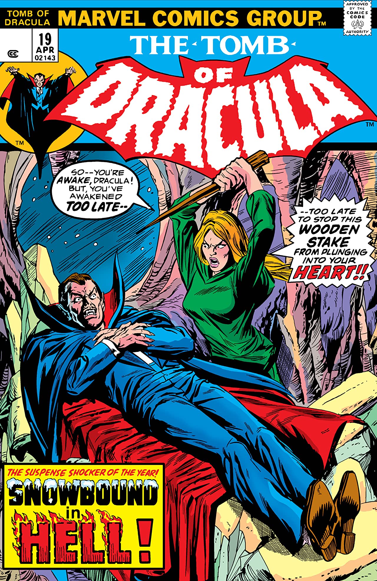 Tomb of Dracula #19 cover