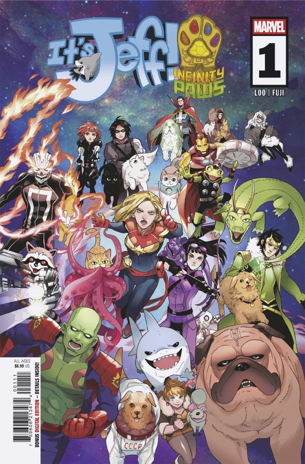 It's Jeff: Infinity Paws #1 cover