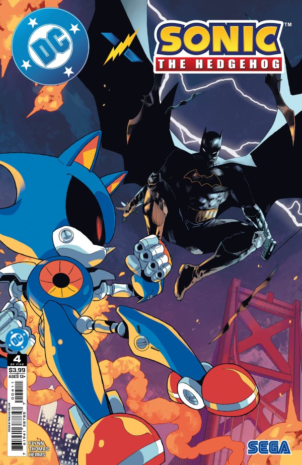 DC x Sonic the Hedgehog #4 cover