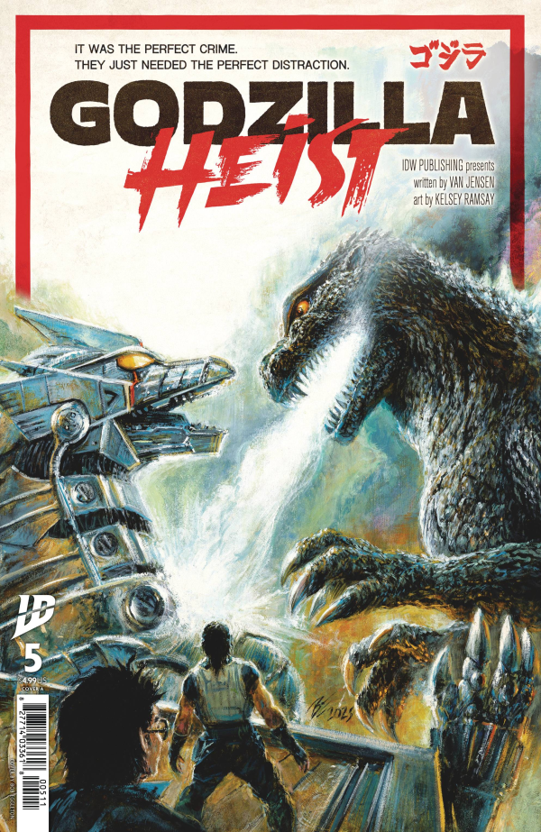 Godzilla: Heist #5 cover