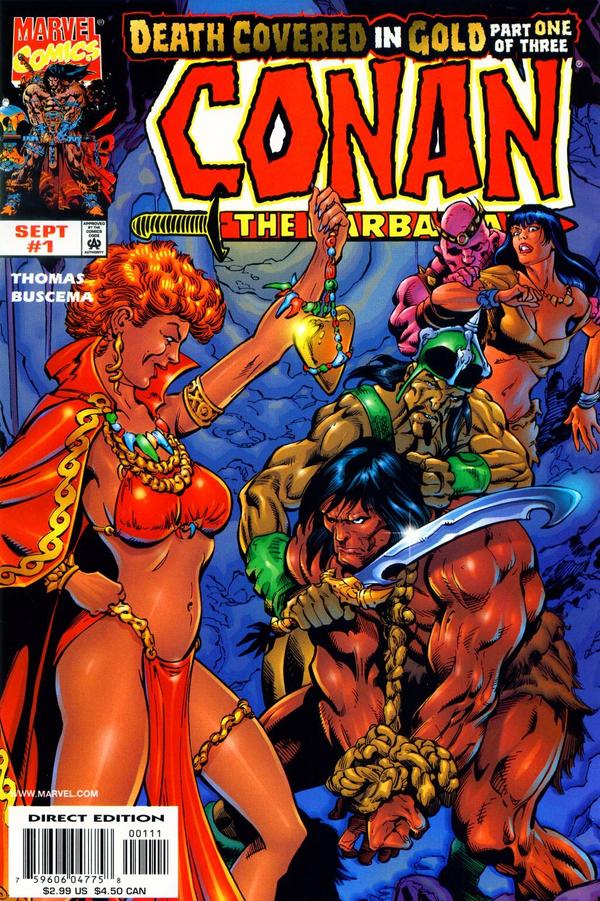 Conan: Death Covered in Gold #1 cover