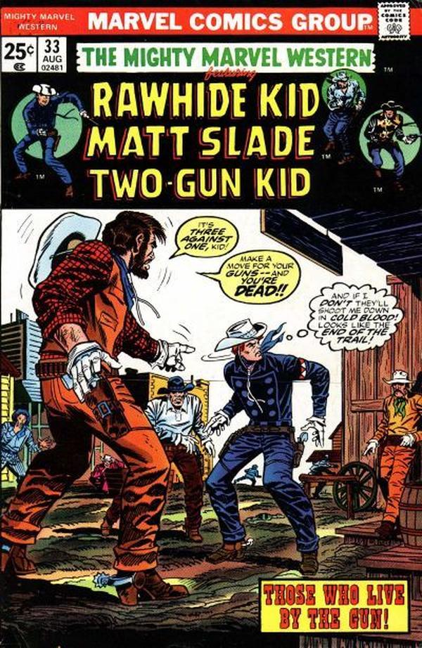 The Mighty Marvel Western #33 cover