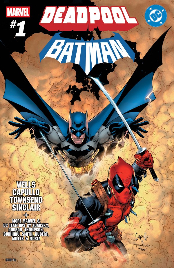 Marvel / DC: Deadpool / Batman #1 cover