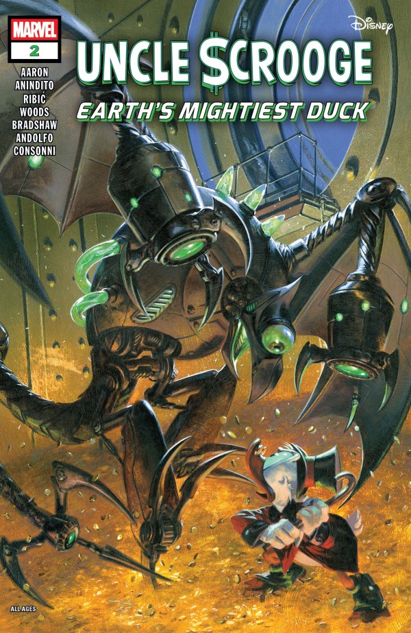 Uncle Scrooge: Earth's Mightiest Duck #2 cover