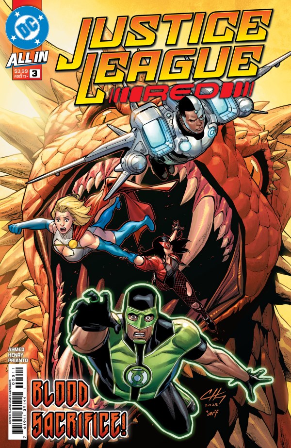 Justice League Red #3 cover