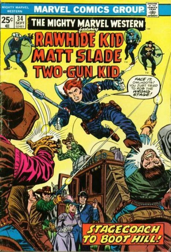 The Mighty Marvel Western #34 cover