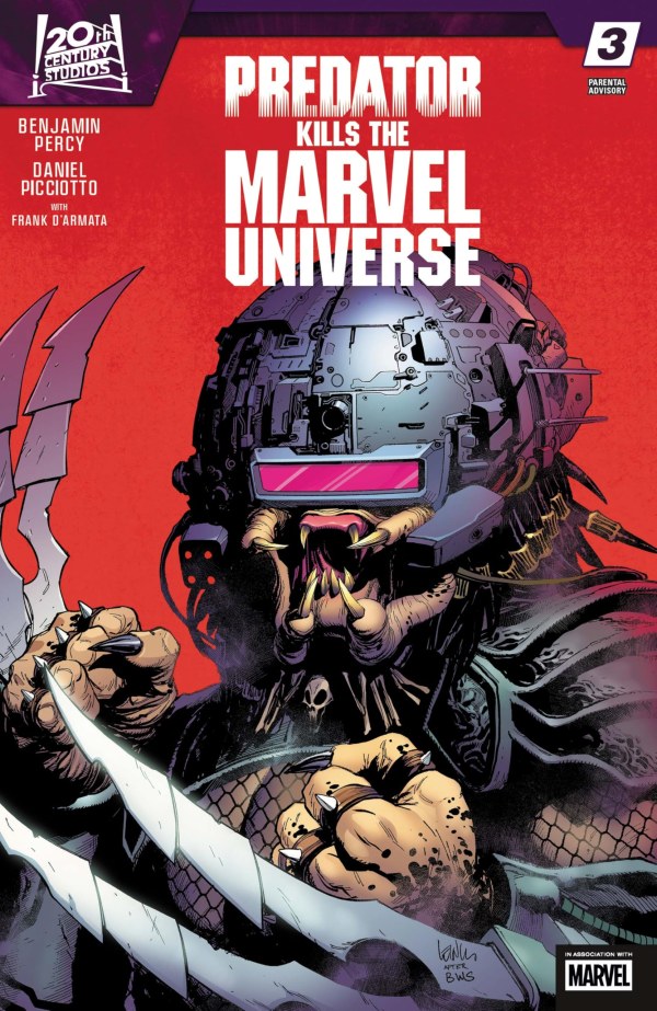 Predator Kills the Marvel Universe #3 cover