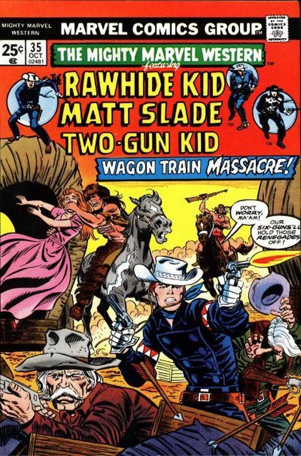 The Mighty Marvel Western #35 cover