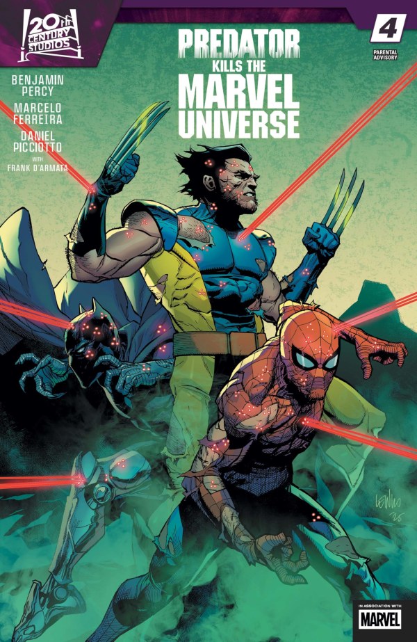 Predator Kills the Marvel Universe #4 cover