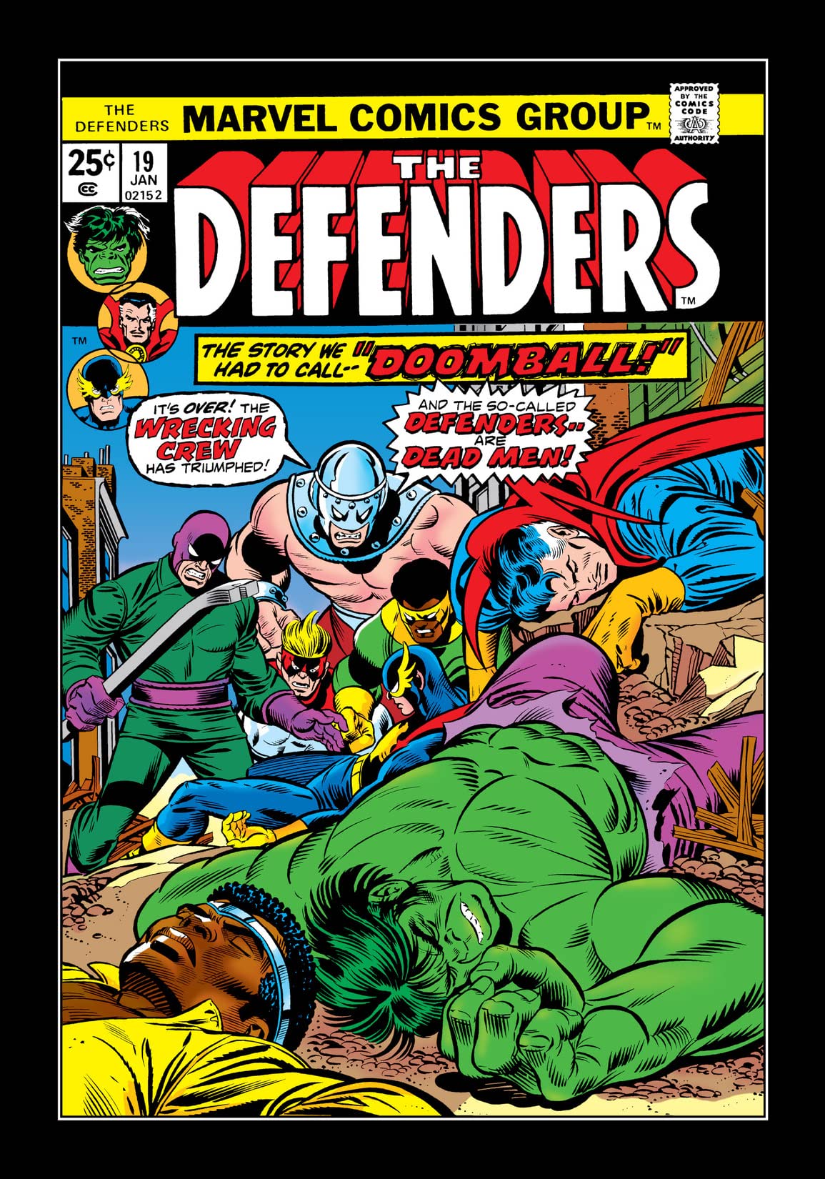 The Defenders #19 cover