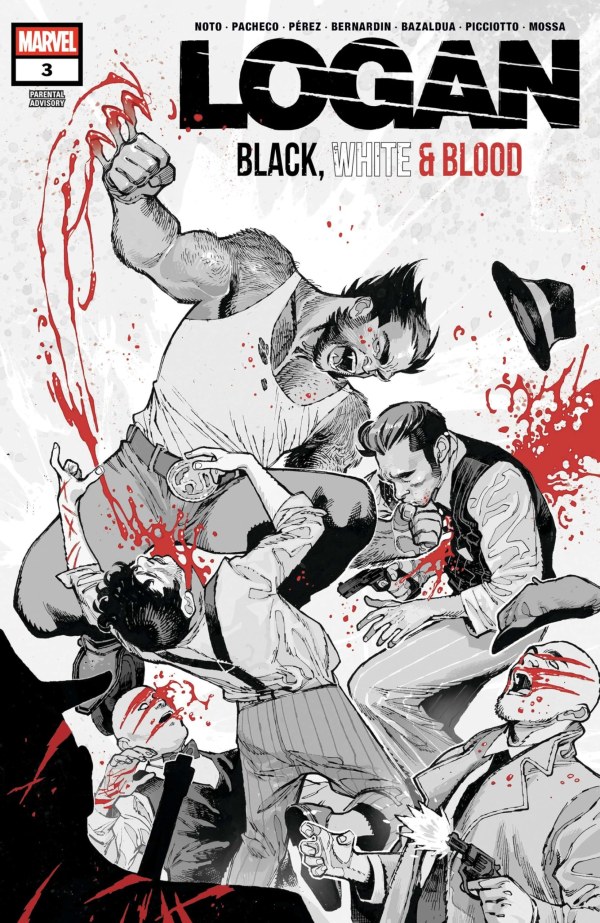 Logan: Black, White & Blood #3 cover