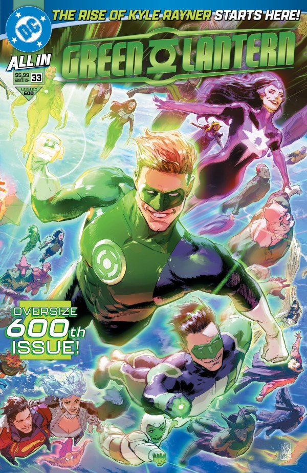 Green Lantern #33 (600) cover