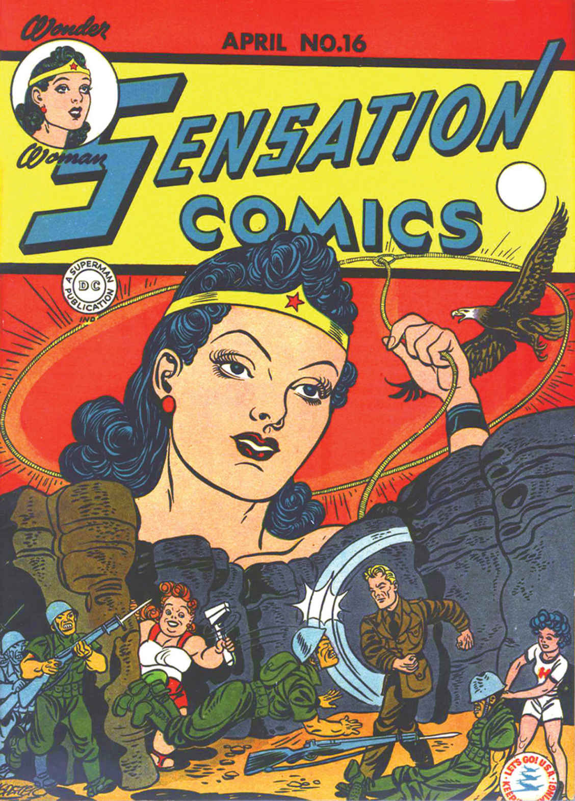 Sensation Comics #16 cover