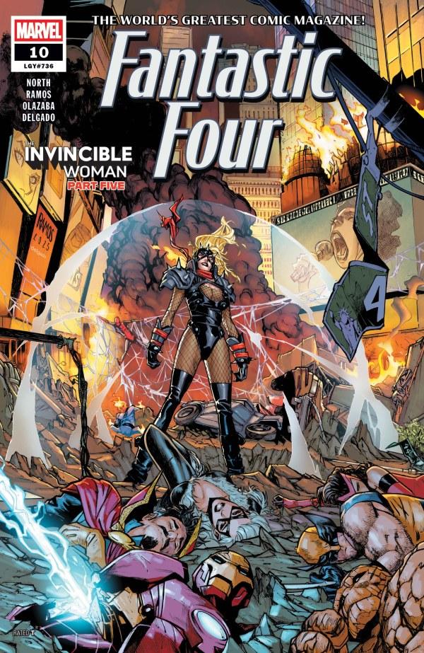 Fantastic Four #10 (736) cover