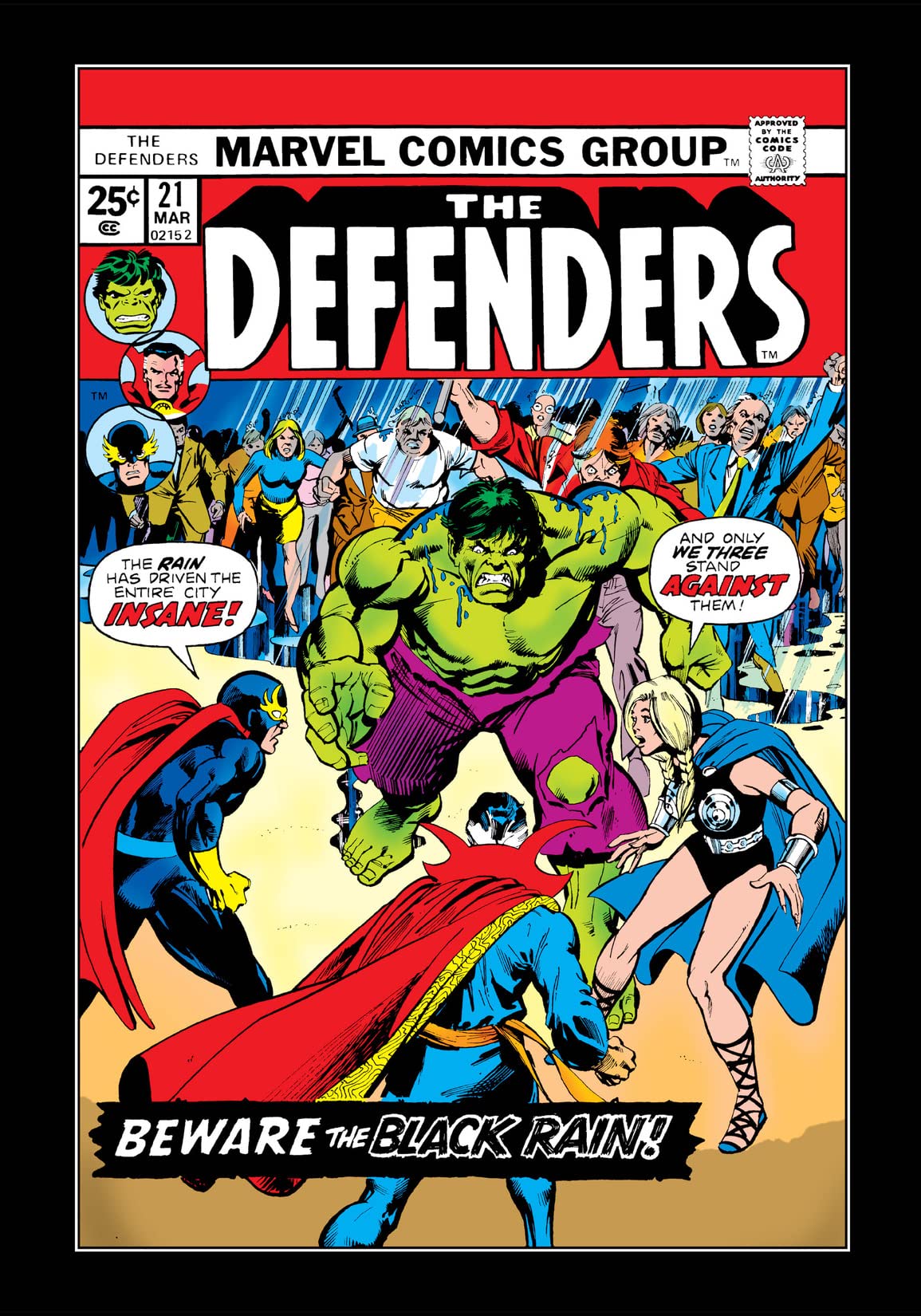 The Defenders #21 cover