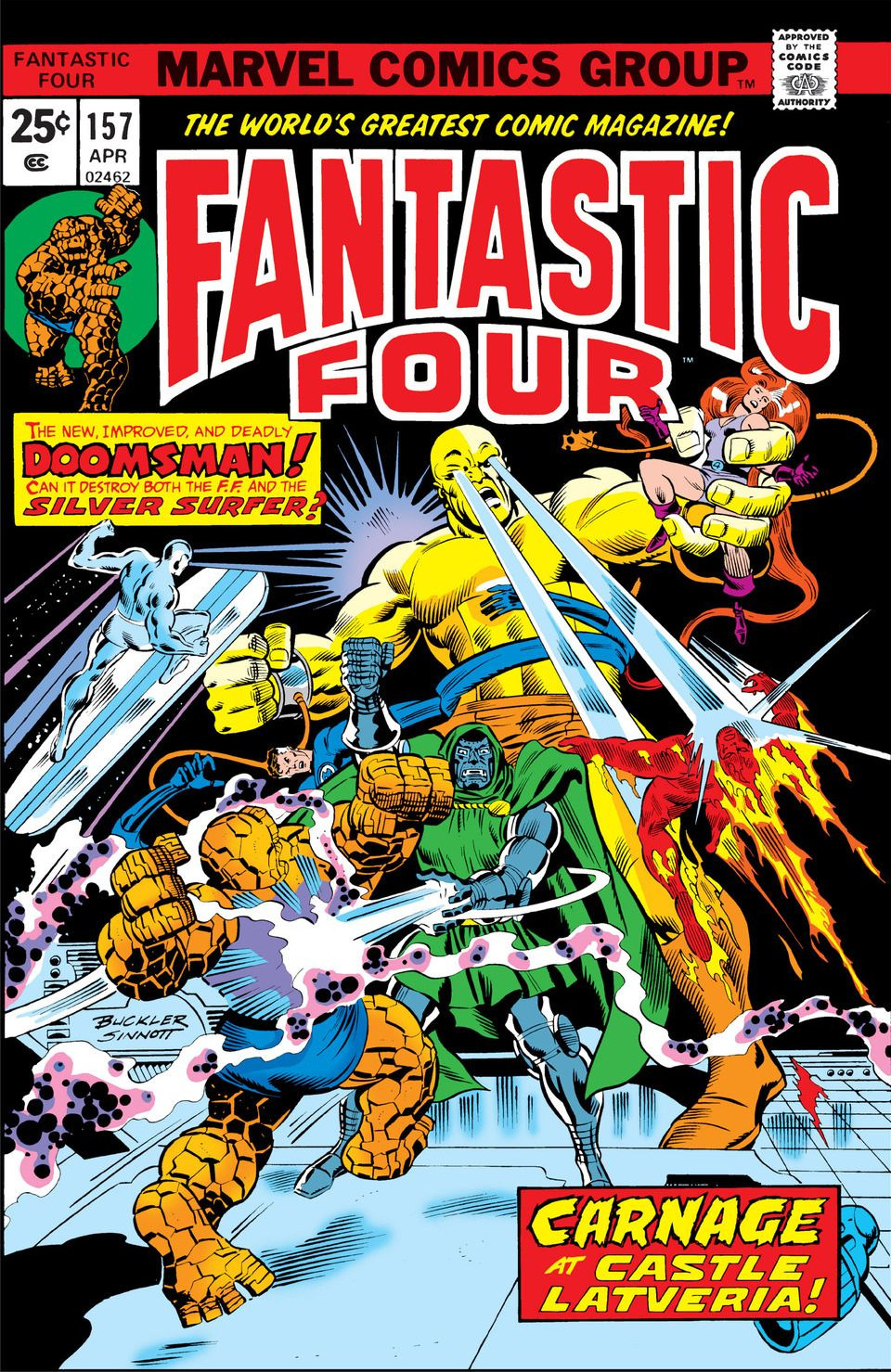 Fantastic Four #157 cover