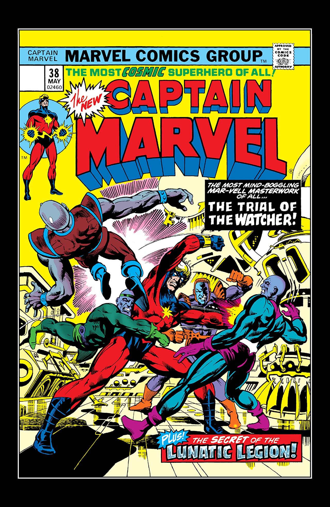 Captain Marvel #38 cover