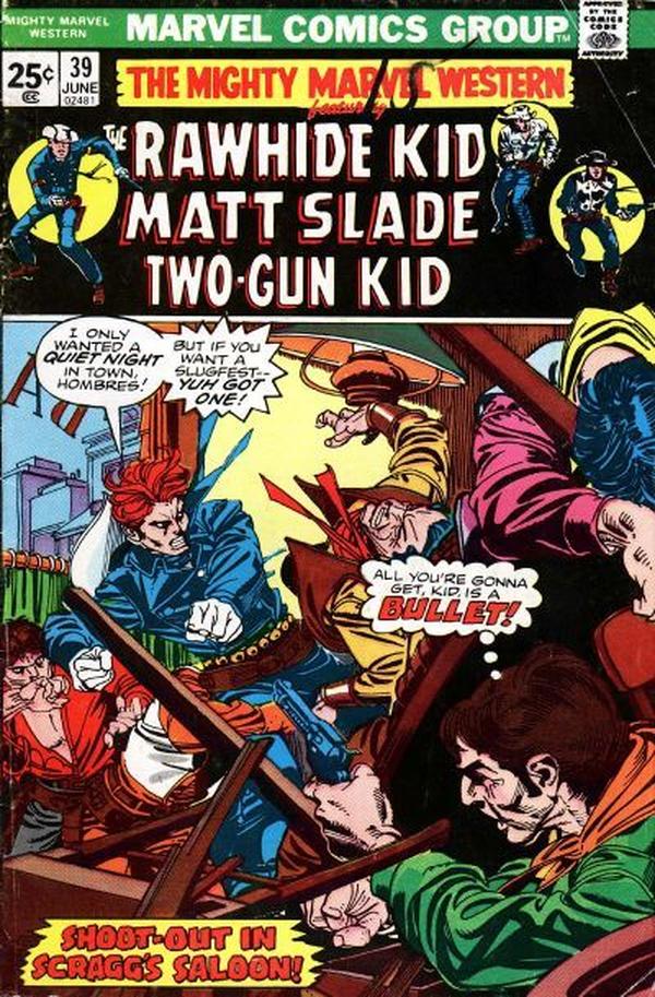 The Mighty Marvel Western #39 cover