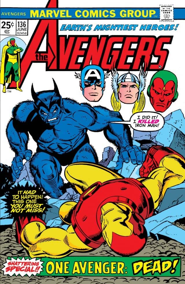 The Avengers #136 cover