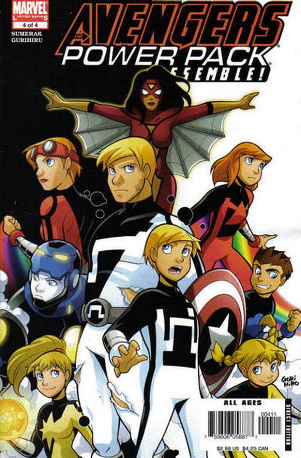 The Avengers and Power Pack Assemble! #4 cover