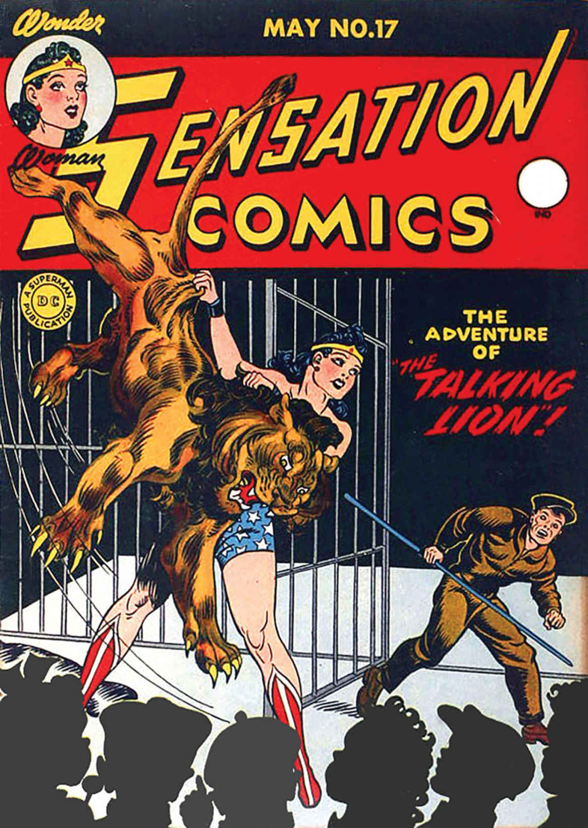 Sensation Comics #17 cover