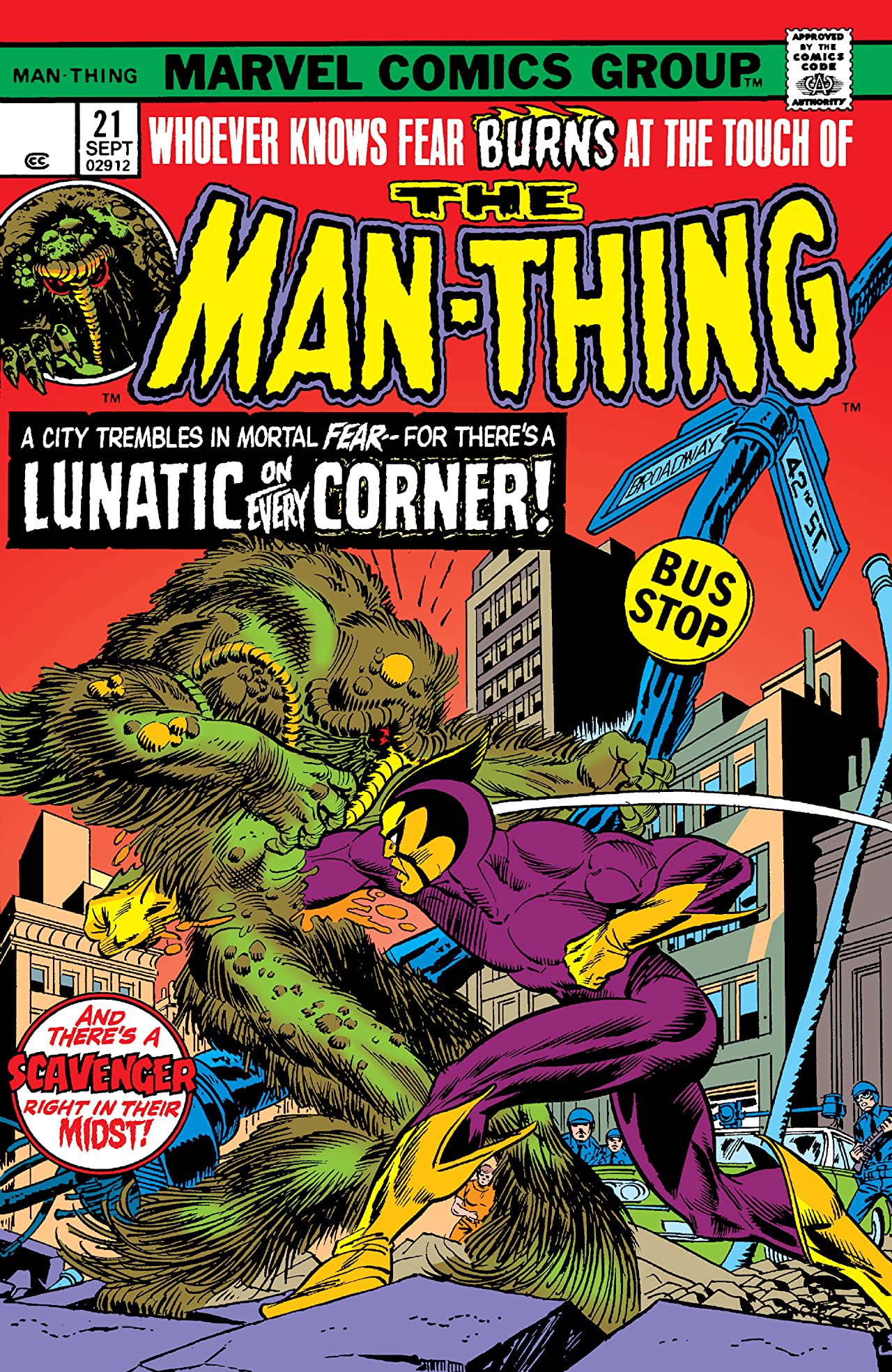 Man-Thing #21 cover