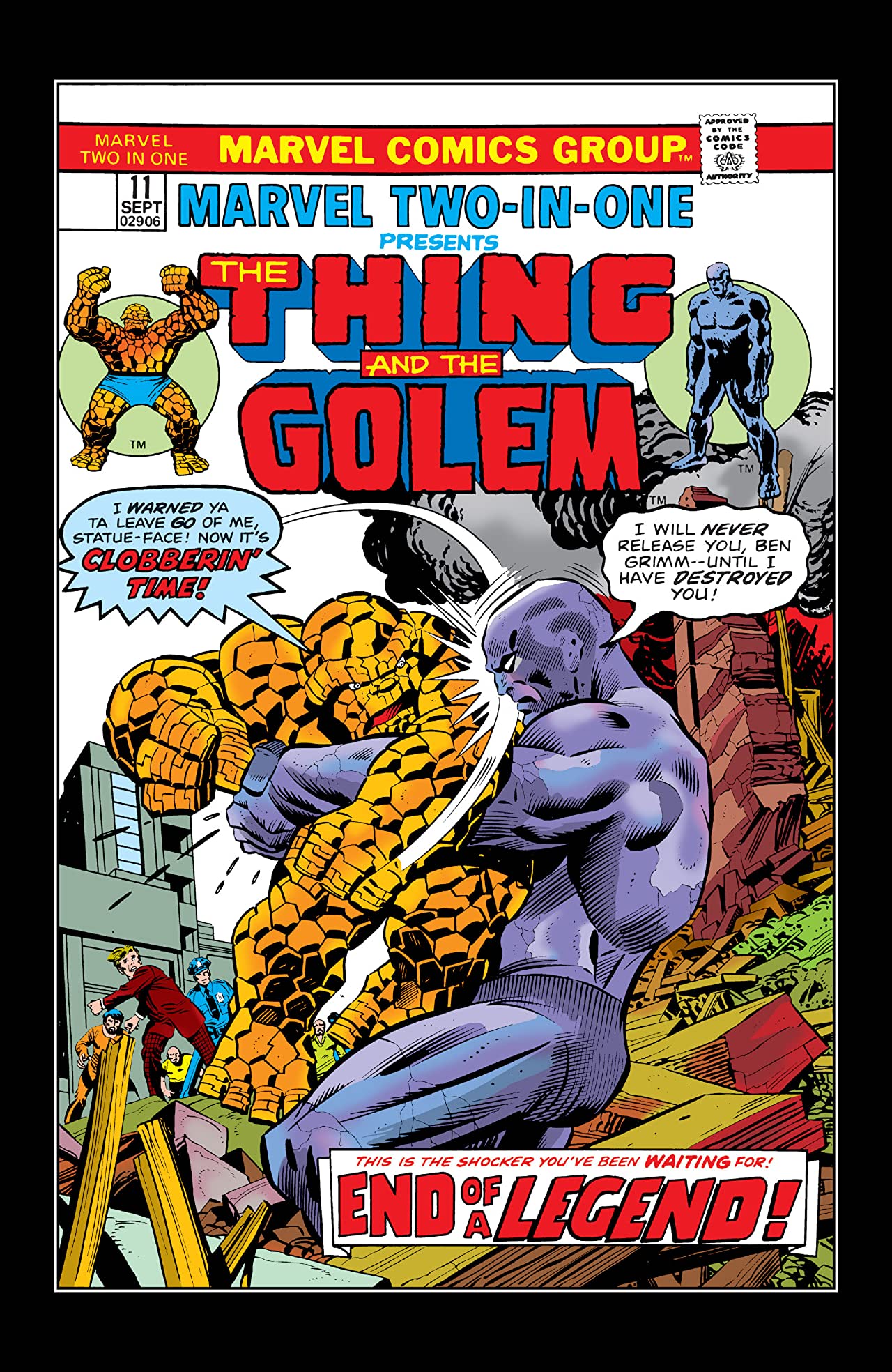 Marvel Two-in-One #11 cover
