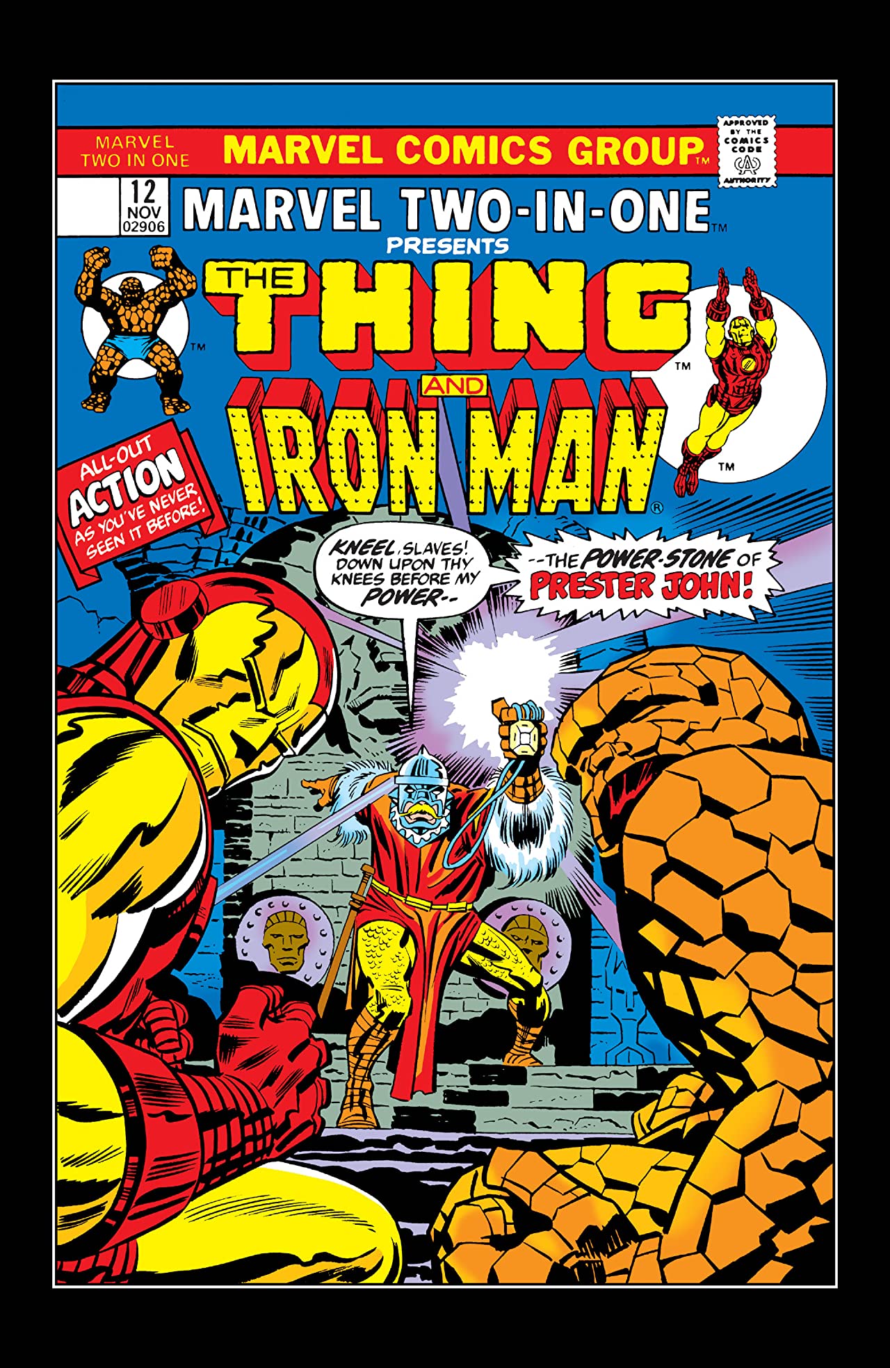 Marvel Two-in-One #12 cover