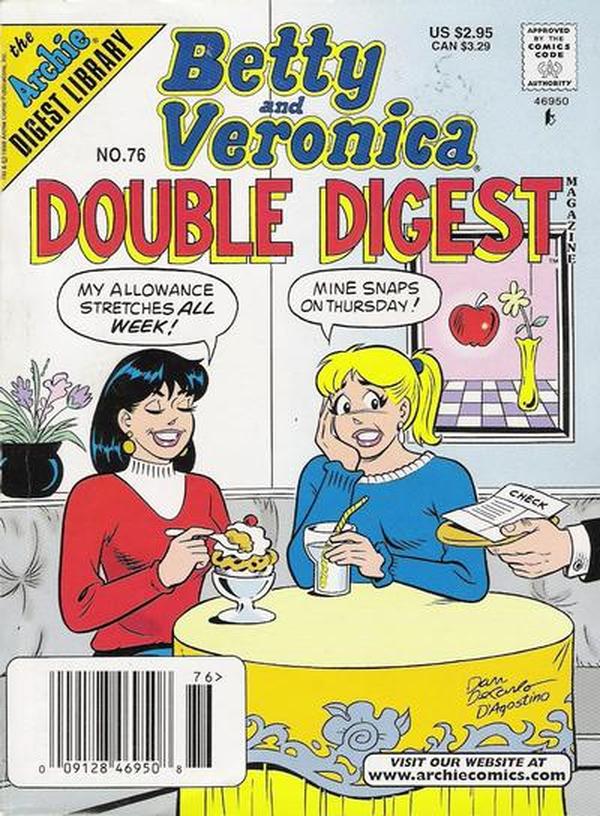 Betty & Veronica (Jumbo Comics) Double Digest #76 cover