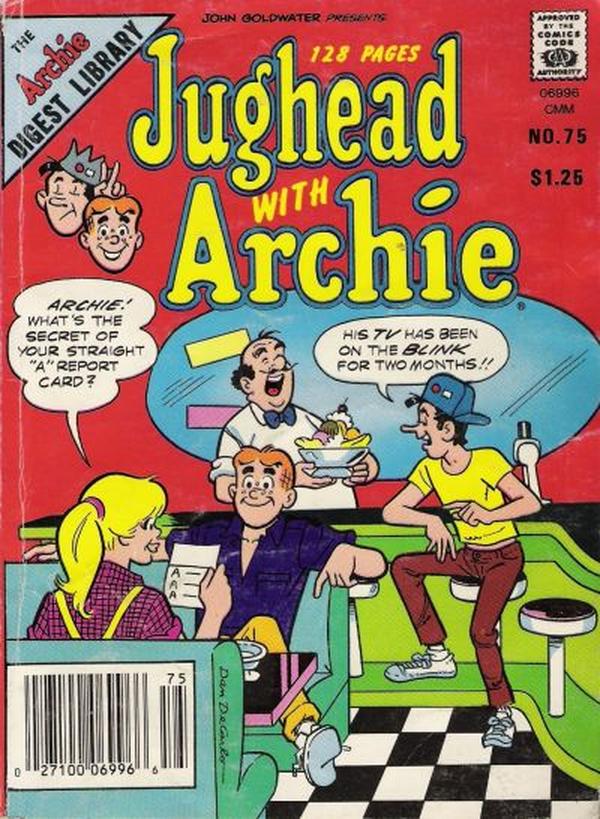 Jughead with Archie Digest #75 cover
