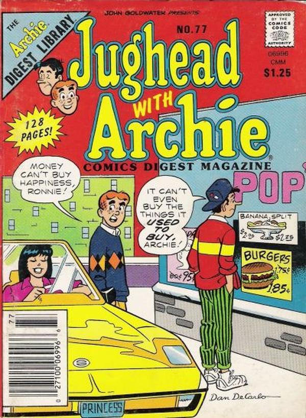 Jughead with Archie Digest #77 cover