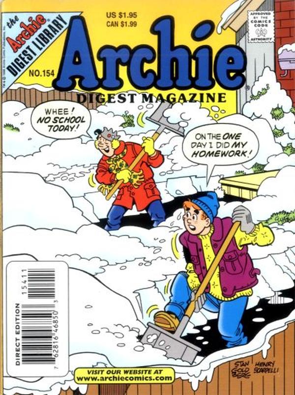 Archie Comics Digest #154 cover