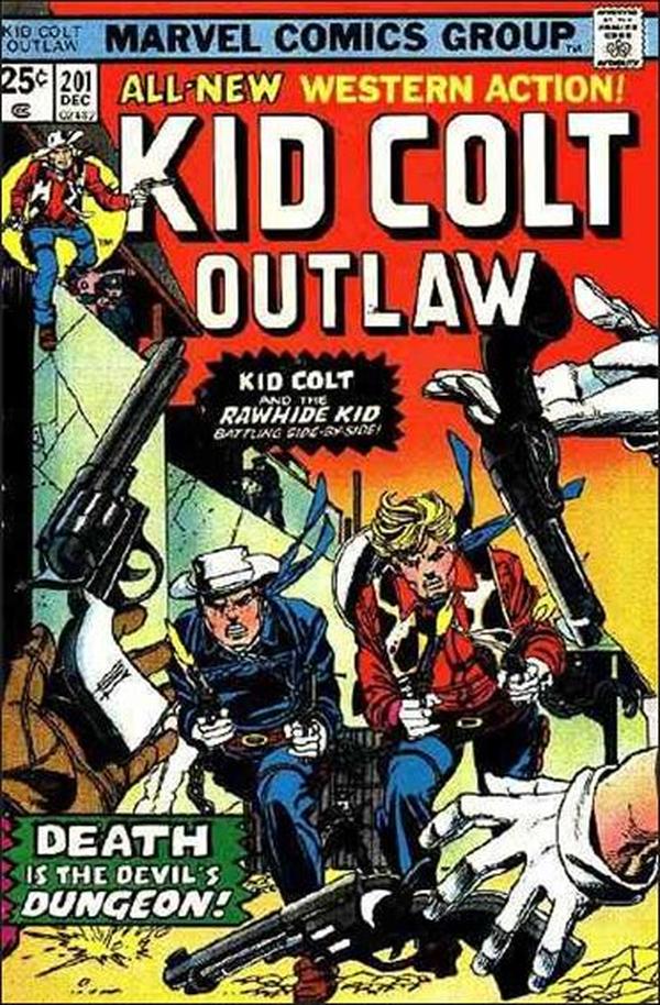 Kid Colt Outlaw #201 cover