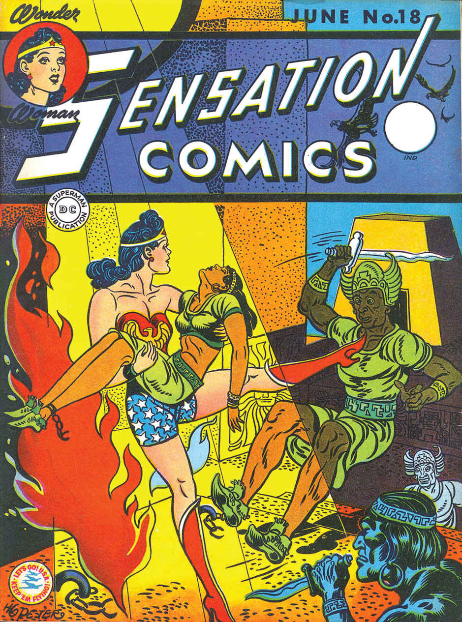 Sensation Comics #18 cover