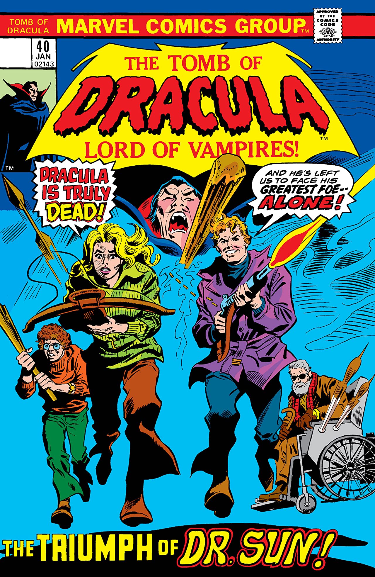 Tomb of Dracula #40 cover