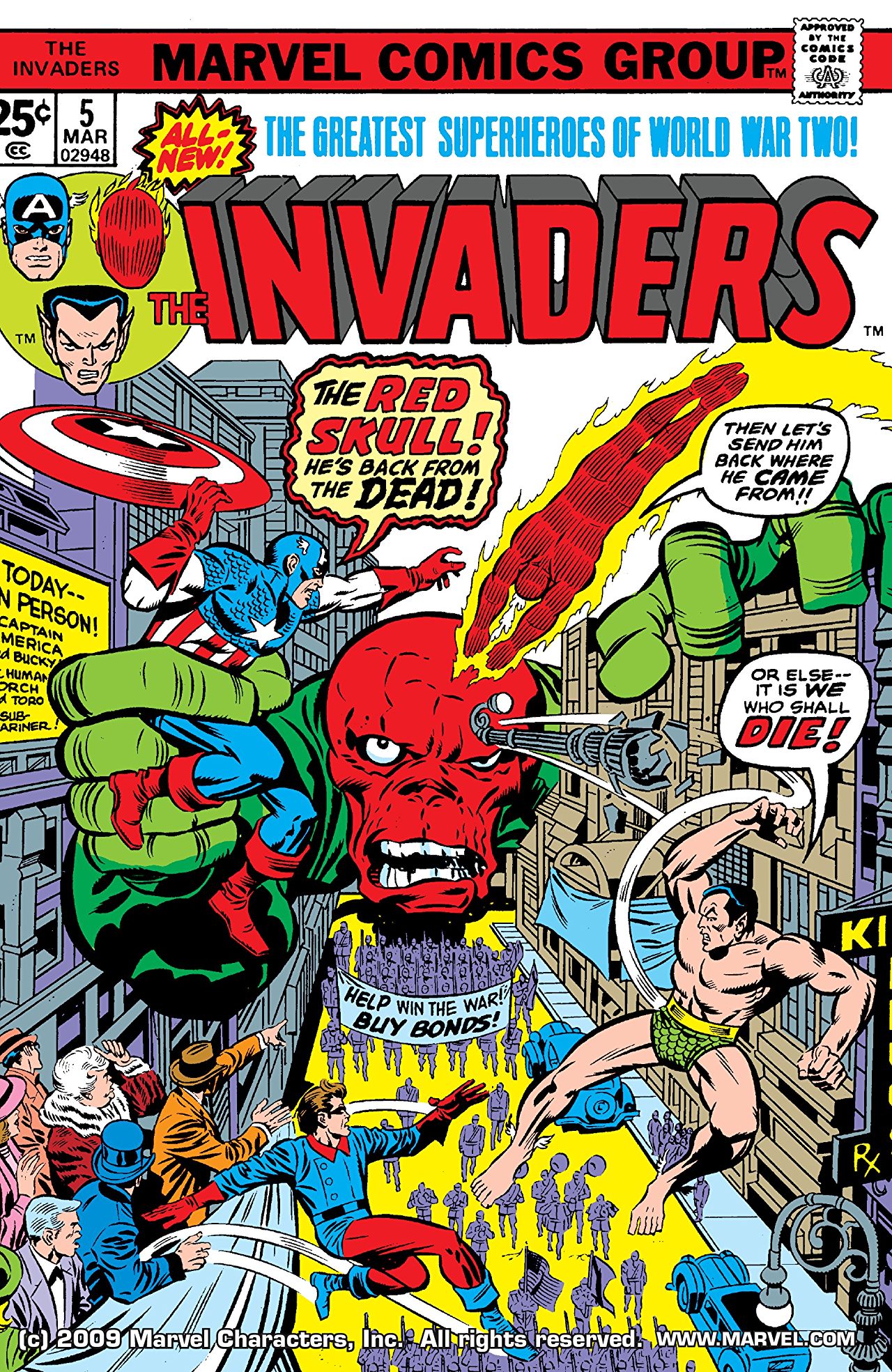 The Invaders #5 cover