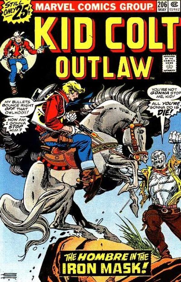 Kid Colt Outlaw #206 cover