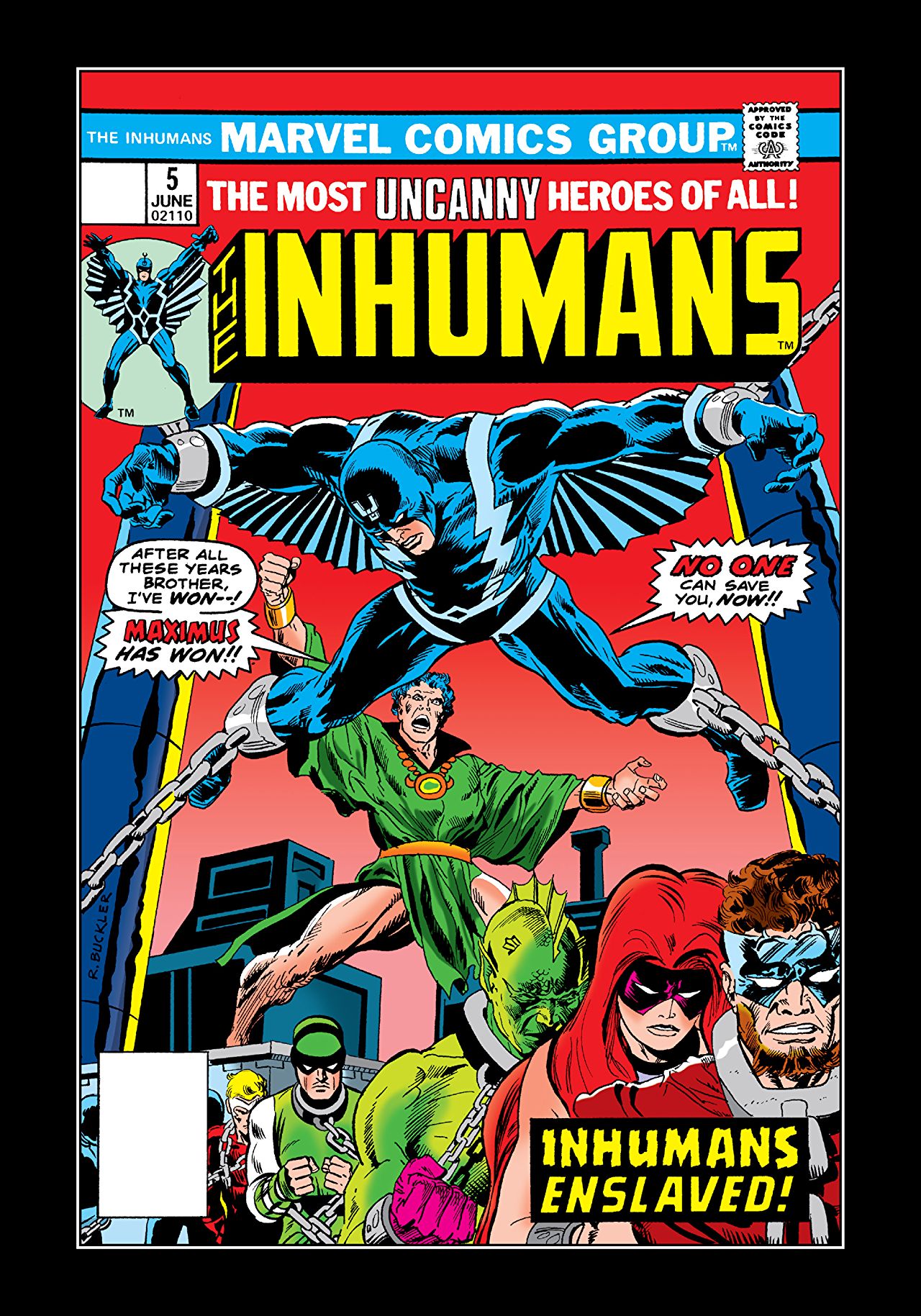 The Inhumans #5 cover