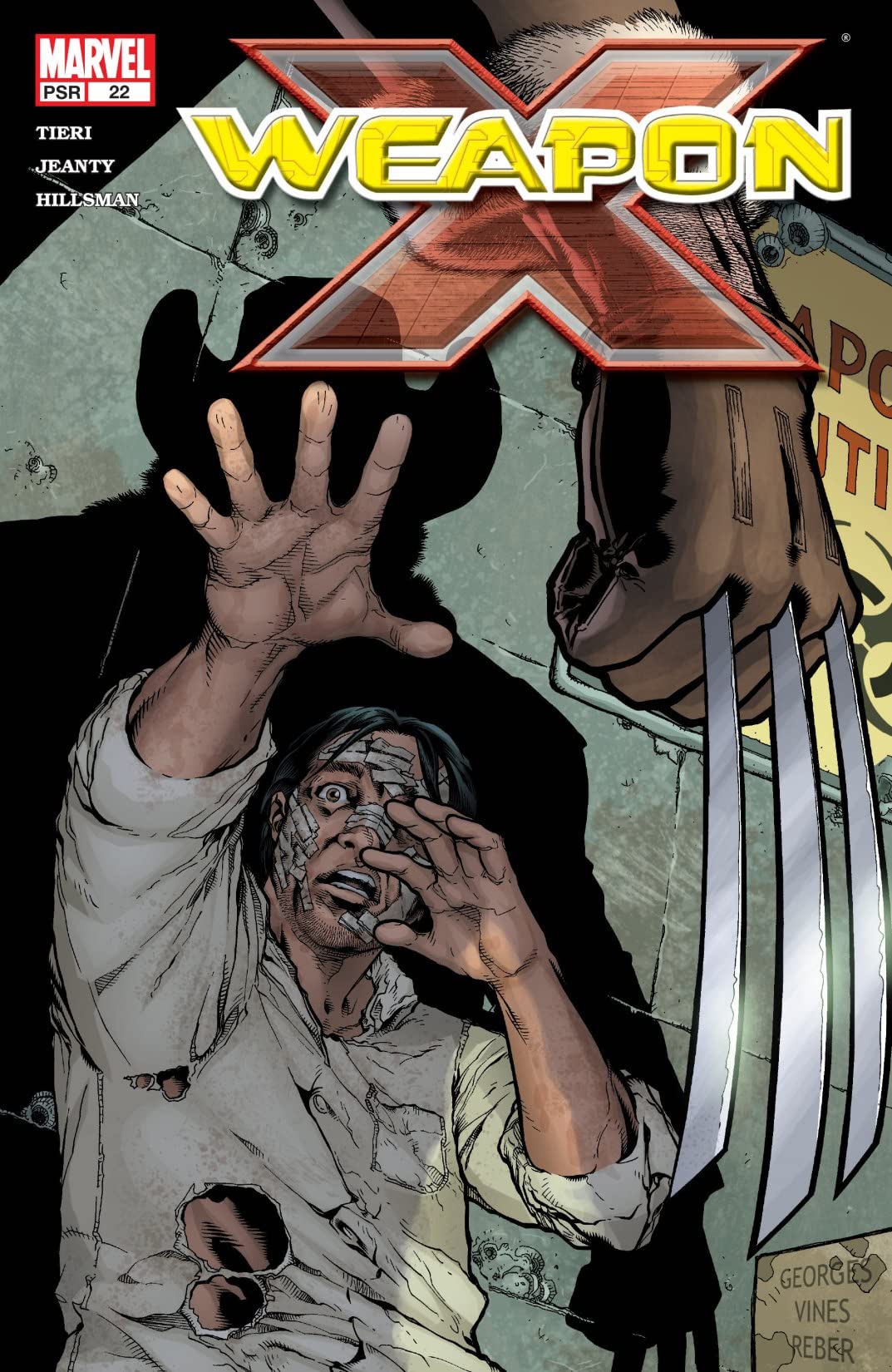 Weapon X #22 cover