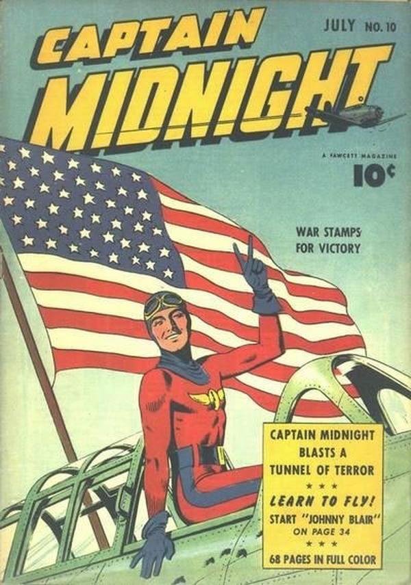 Captain Midnight #10 cover