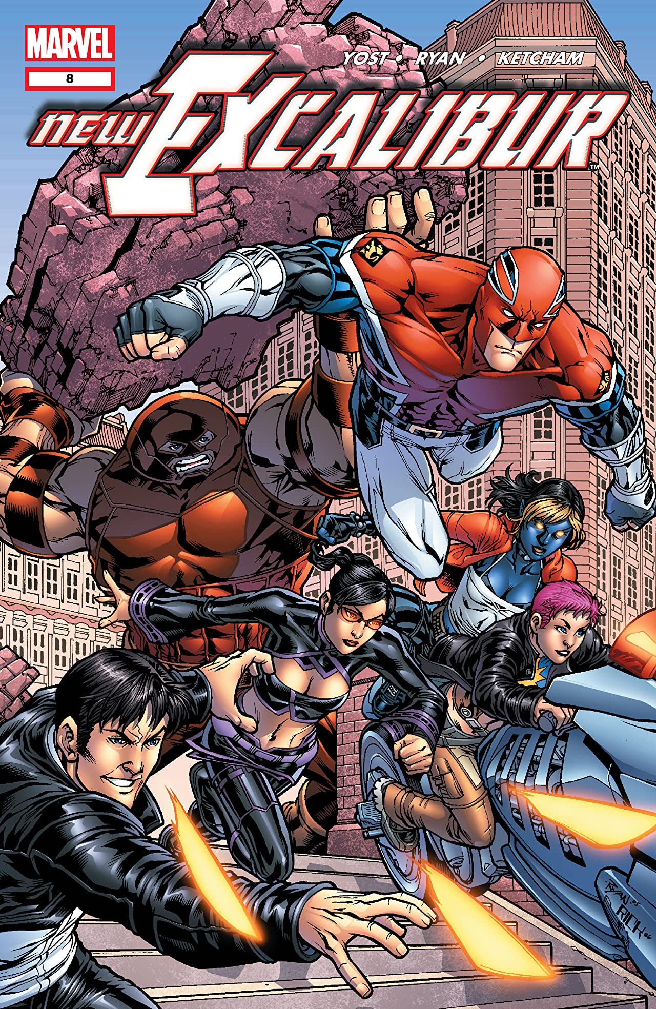New Excalibur #8 cover