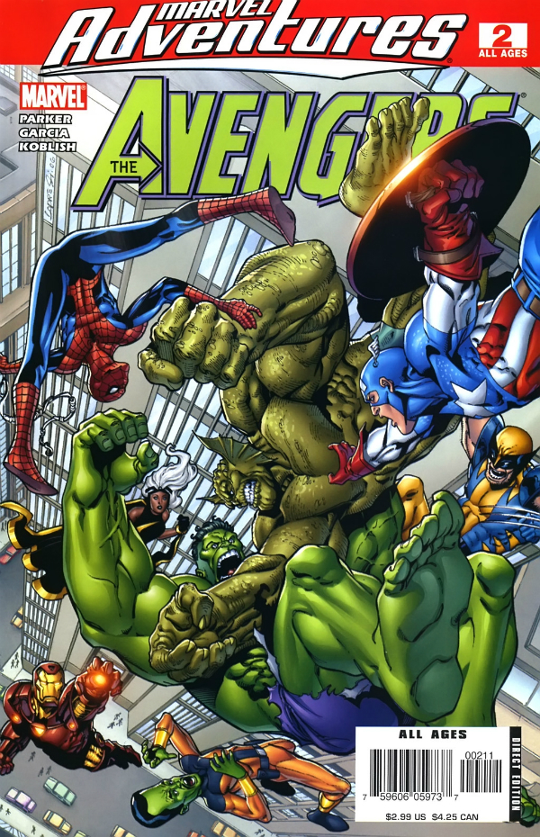 Marvel Adventures The Avengers #2 cover