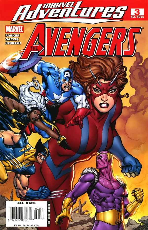 Marvel Adventures The Avengers #3 cover